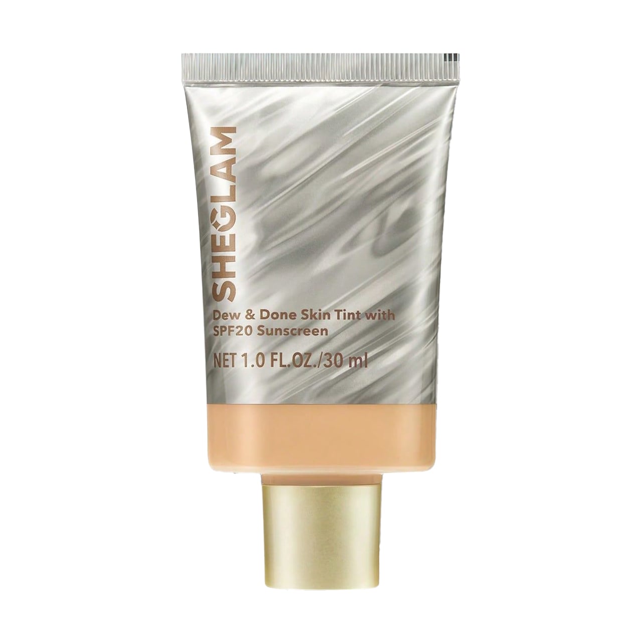 Тональний тінт для обличчя Sheglam Dew &amp; Done Skin Tint With SPF 20 Sunscreen, Shell, 30 мл